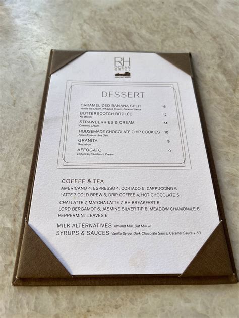 Restoration Hardware Restaurant in Newport Beach Review & Menu | RH ...