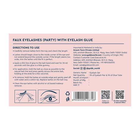 Faux Eyelash (Party) – GUBB WORLD