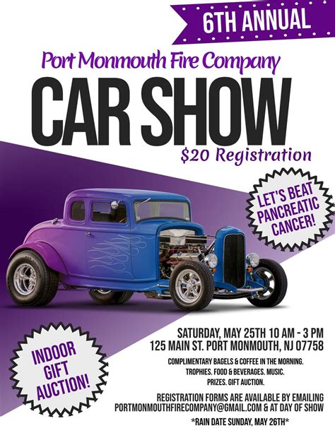 6th Annual Port Monmouth Fire Co. Car Show, 125 Main St, Port Monmouth ...