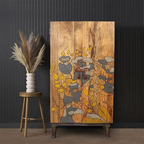 Romeo Solid Wood Cabinet online | Fabuliv