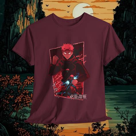Yuji Itadori , Itadori From Jujutsu Kaisen Unisex Heavy Cotton T-shirt, Sukuna Shirt, JJK Shirt ...