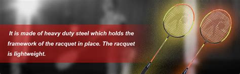 Buy Hipkoo Sports Wide Body Aluminum Badminton Racquets Set | 2 Wide ...