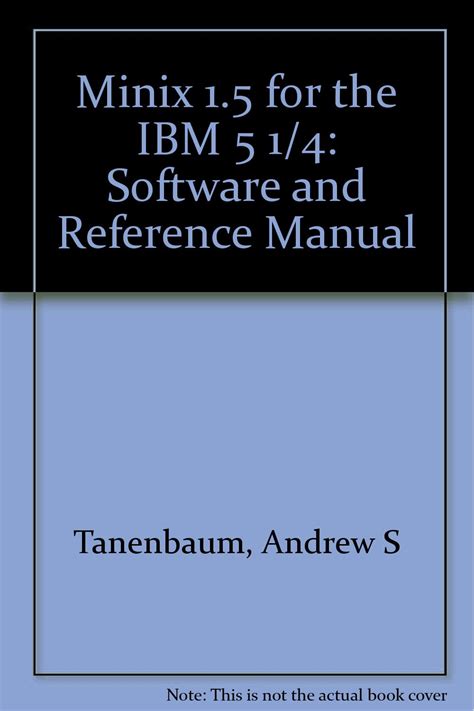 Buy Minix 1.5 for the IBM 5 1/4: Software and Reference Manual Book ...