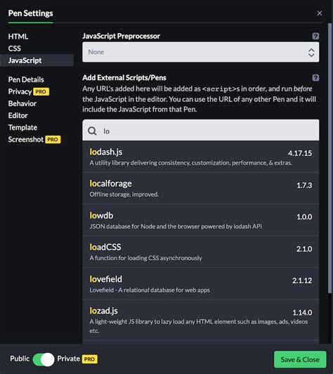 Directory with Search Field HTML/JavaScript CodePen 的图像结果