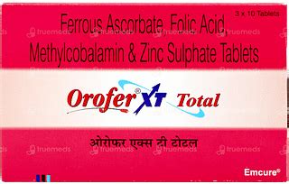 Orofer Xt Total | Order Orofer Xt Total Tablet Online at Truemeds