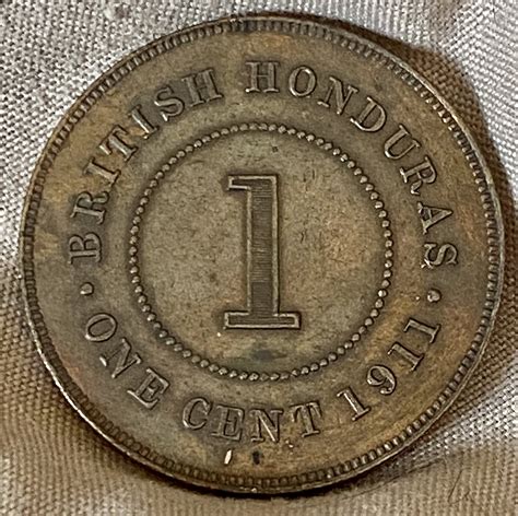 British Colonial? What About British Honduras 1911 One Cent - Excellent ...