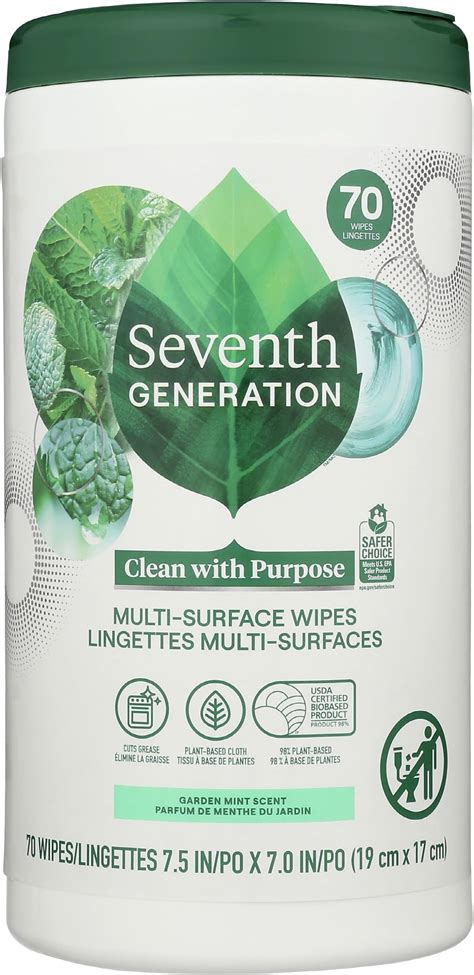Amazon.com: Seventh Generation Disinfecting Wipes - 70 ct : Health ...