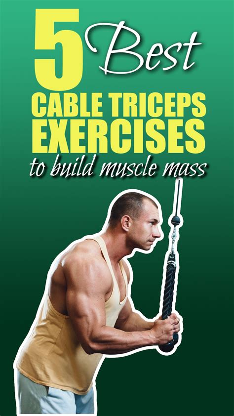Discover 6 Cable Tricep Workout Exercises & Grow Bigger Arms in 2025 ...