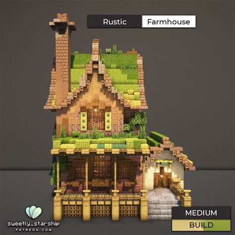 Image result for Rustic Minecraft Cottage House Tutorial