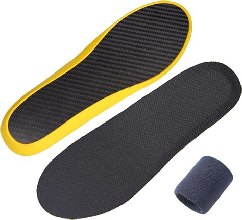 Amazon.com: Carbon Fiber Insoles for Men Women, Shock Absorbing Sport Shoe Insoles for ...