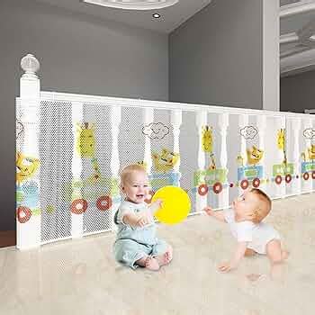 SNOWIE SOFT 14.7 * 2.59ft Baby Safety Net Guards Stairway Rail Net ...