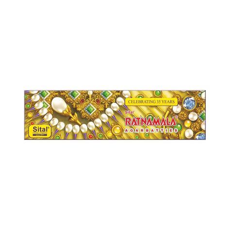 Sital Ratnamala Agarbatti Incense Sticks (100g) | Celebrating 39 Years ...