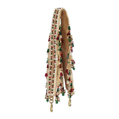 Amara Handle Ruby Red Emerald Green MULTI – Lovetobag