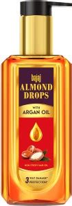 BAJAJ Almond Drops non sticky , with Almond & Argan for damage ...
