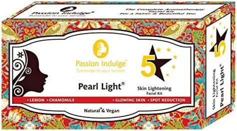 Passion Indulge Natural Pearl Light 5 Star Facial Kit for Glowing Skin ...