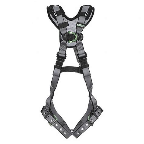 MSA, Vest Harness, Quick-Connect / Tongue, Full Body Harness - 197DV4 ...