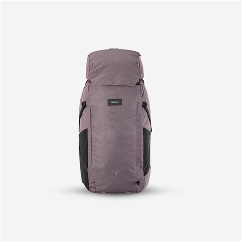 Women's Travel 900 60+6L suitcase-style travel backpack - Brown