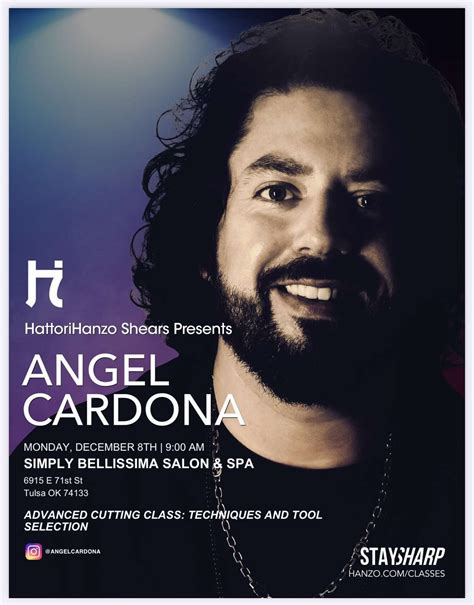 FREE Advanced Cutting Class with Angel Cardona at Bellissima Salon ...