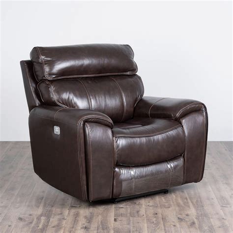 Buy (Refurbished) Helsinki Half Leather 1-Seater Electric Recliner ...