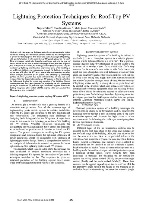 PV System Lightning Protection 的图像结果