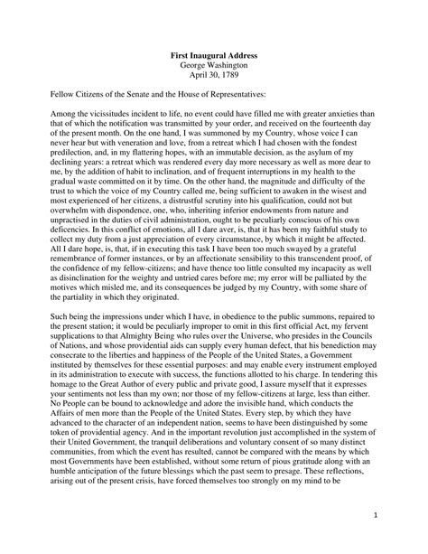 Speech Lincoln's First Inaugural Address - The crowd of thirty to forty ...