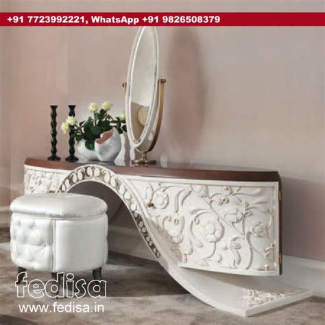 Dressing Table Chair, Makeup Vanity Room Segun Wood Dressing Table