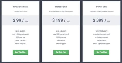 Image result for How to Make Pricing Table Using HTML