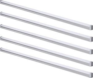 Syska Syska Tubelight 4 Feet 18 Watt (Pack of 5) Straight Linear LED 18 ...