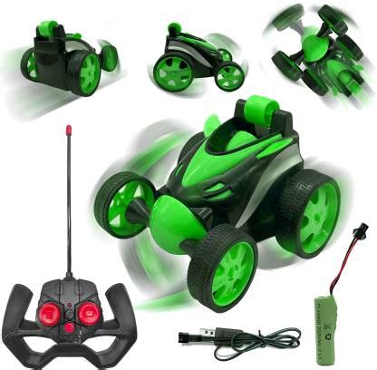 NHR Remote Control Vehicle 360° Rotating Rolling Stunt Car Tumbling ...