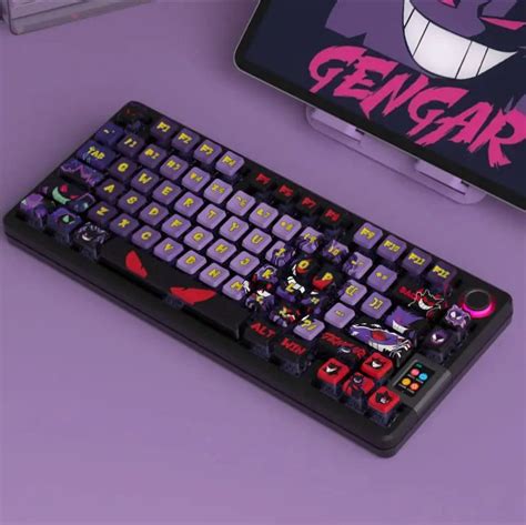 Gengar PBT-PC OEM Bottom Backlit Pudding Keycaps – CuriosityCaps