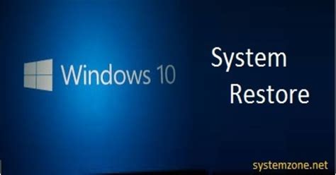 Image result for System Restore for Windows 10