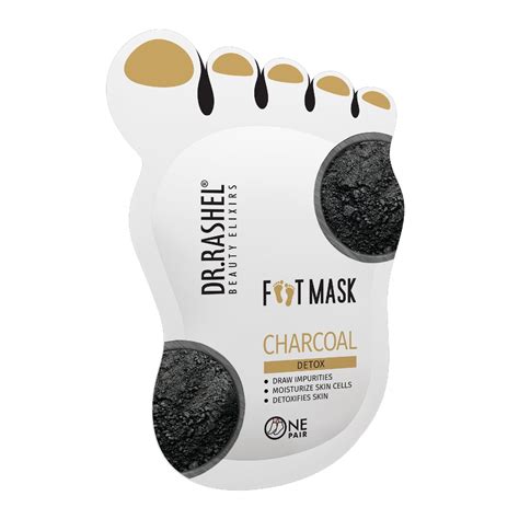 DR RASHEL FOOT MASK CHARCOAL – ANUSHKA BANGLES AND BEAUTY