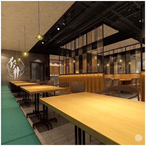 铜锅火锅店装饰设计施工图+3D模型+效果图-餐饮空间装修-筑龙室内设计论坛