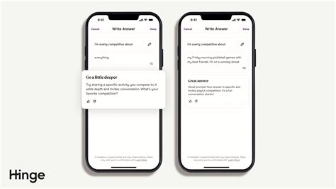 Hinge Launches Prompt Feedback to Help Daters Create Unique and Authentic Profiles | Hinge