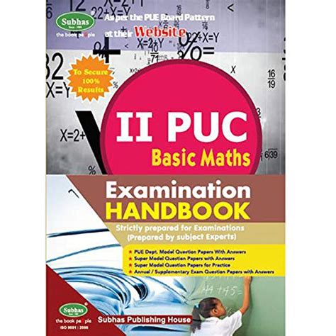 Buy Handbook 2ND PU BASIC MATHS Book Online at Low Prices in India ...