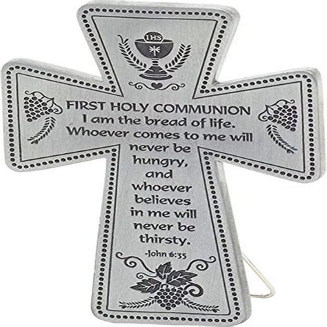 Buy Cathedral Art LQP101 First Holy Communion Message Cross, 5-Inch ...
