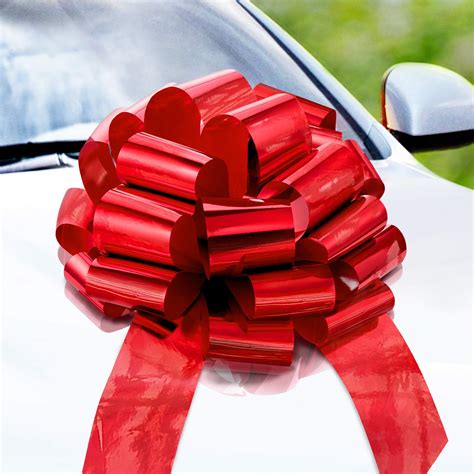 Amazon.com: Zoe Deco Big Car Bow (Red, 18 inch), Gift Bows, Giant Bow ...