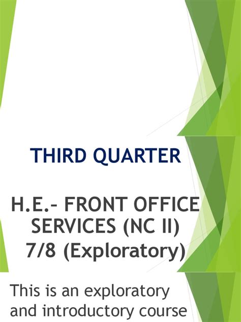 Front Office Introduction 的图像结果