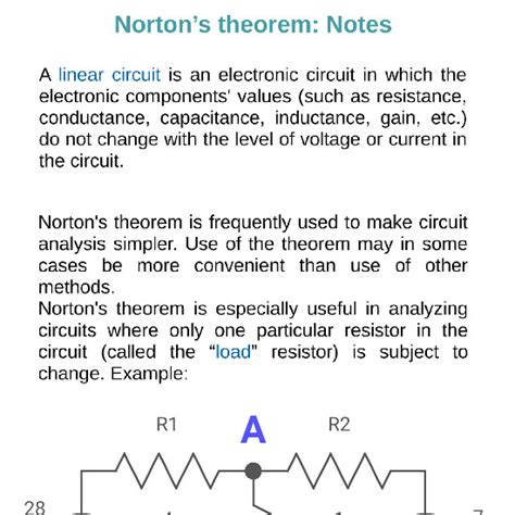 Image result for Norton's theorem Examples