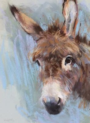 Donkey painting | Wildlife paintings, Portrait art, Art prints