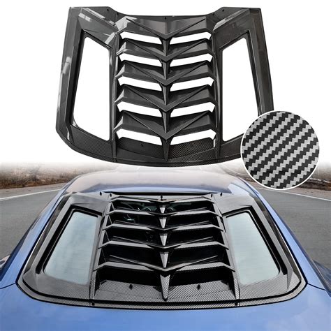Kewisauto Rear Window Louver For Ford Mustang 2015 2023 Window | Desertcart INDIA