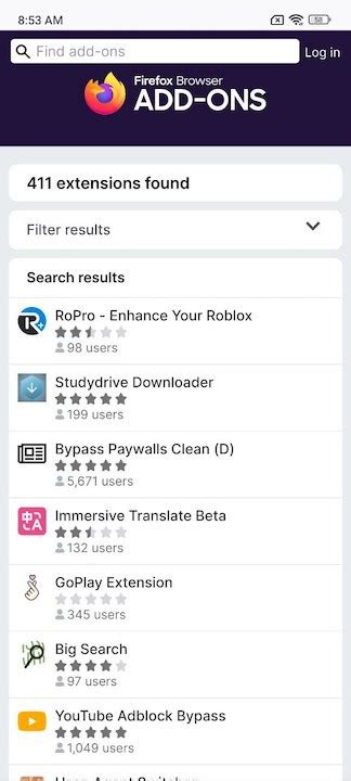 Open Extensions 的图像结果