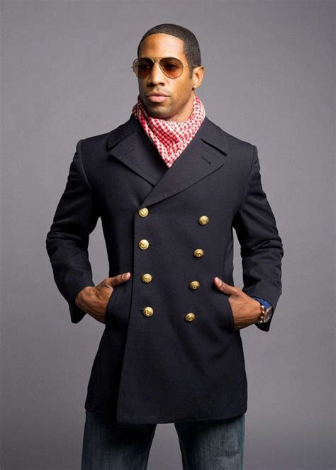 Mens Navy Pea Coat