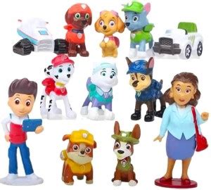 Delite New PAW PATROL Cartoon Puppies Cute Friends TINY Toys Figures ...