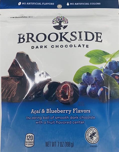 Brookside Dark Chocolate ACAI & BLUEBERRY FLAVORS 7 Oz Bag - Walmart.com