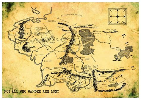 The Hobbit Map Printable