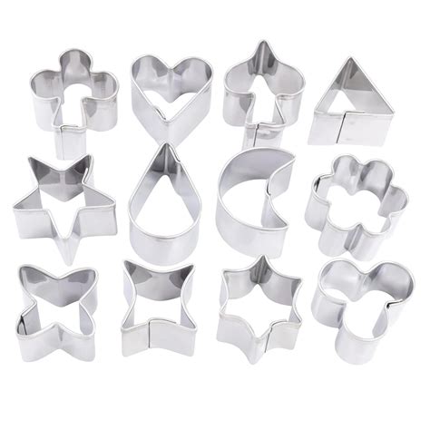 Buy R&M International 1982 Miniature Cookie Cutters, Assorted Shapes ...