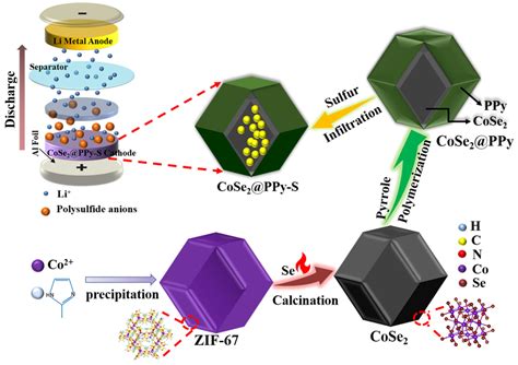 Construction of Polypyrrole-Coated CoSe2 Composite Material for Lithium ...