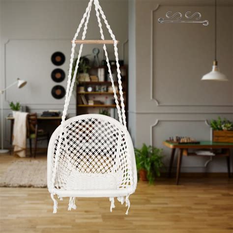 Patiofy D Shape Swing Chair/Swing for Adults & Kids/Swing for Balcony ...