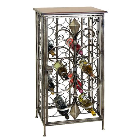 Wrought Iron Wine Storage